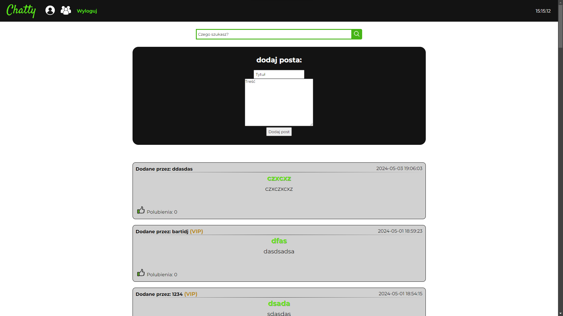 my chat app project