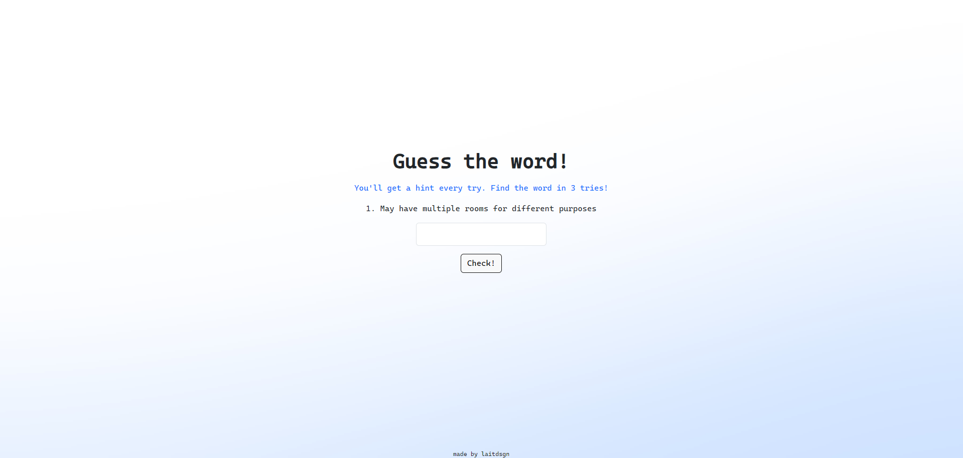 my guess the word project